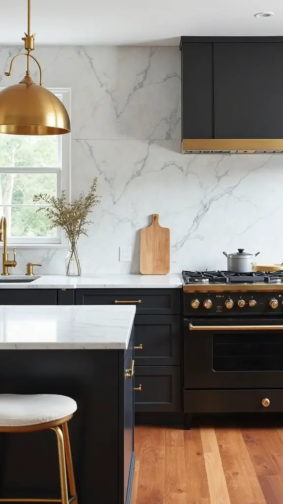 timeless balanced kitchen design contrast