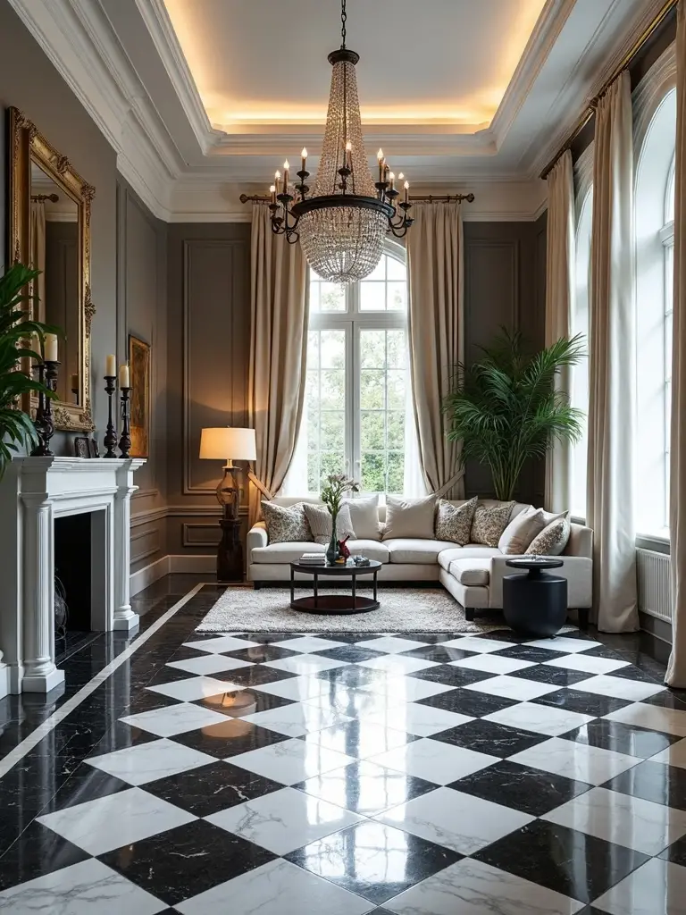 timeless geometric checkerboard tile patterns