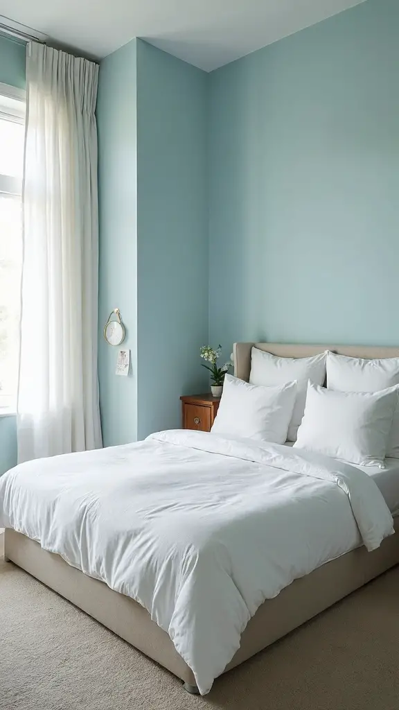 tranquil blue bedroom relaxing retreat