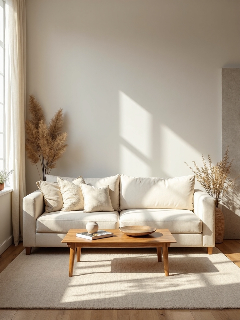 tranquil cozy minimalist sophisticated
