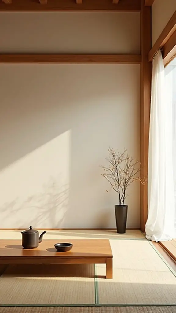 tranquil japanese scandinavian tea sanctuary