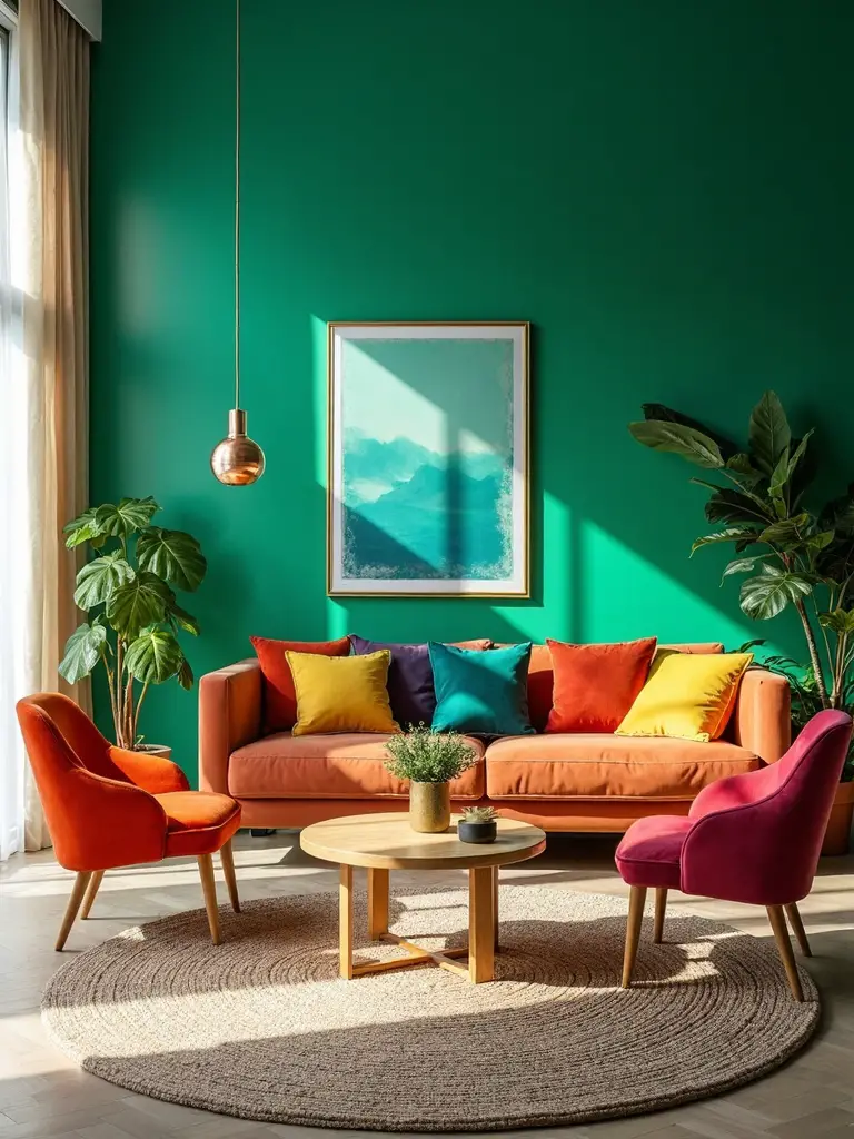 transformative bold accent wall