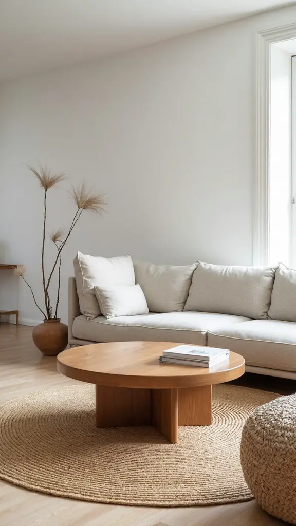 understated minimalist complementary low profile rugs