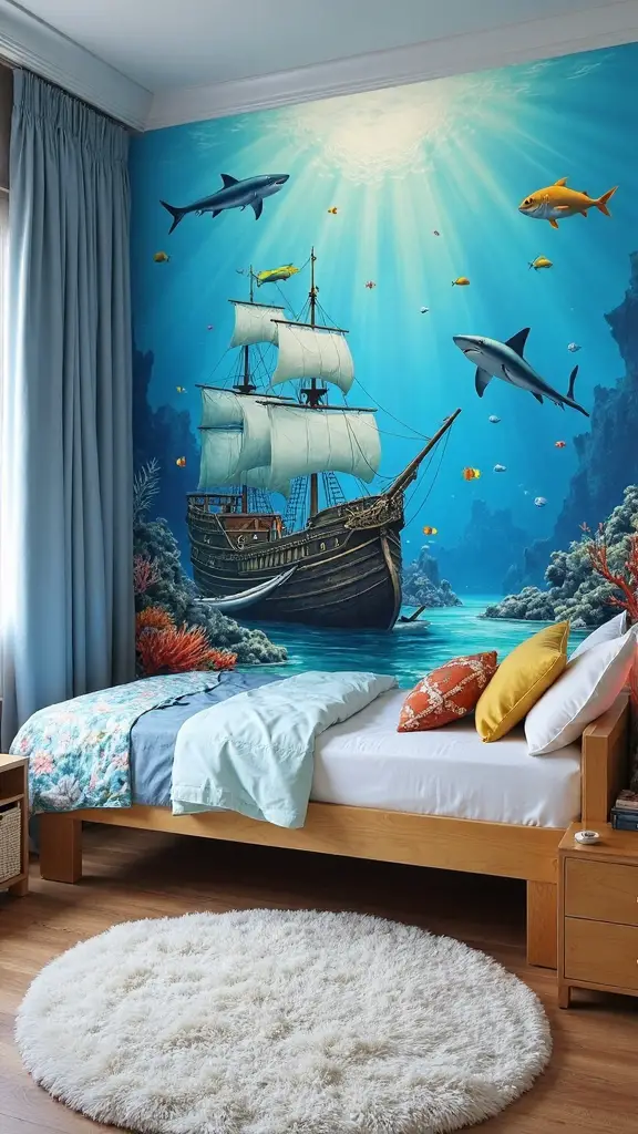 underwater ocean adventure themed decor