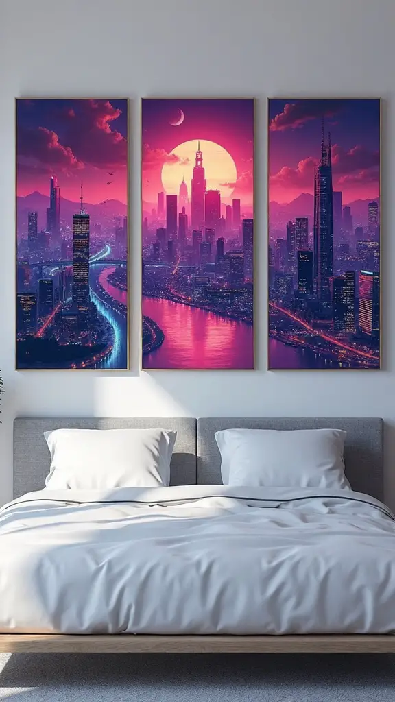 urban anime wall art