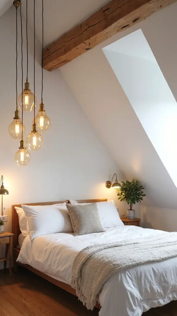 versatile layered lighting for sloped ceilings