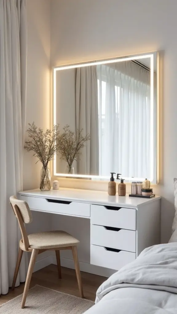 versatile space saving multifunctional elegant desk vanity