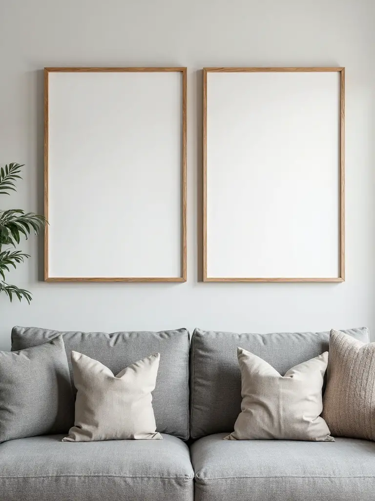 vertically balanced artwork arrangement