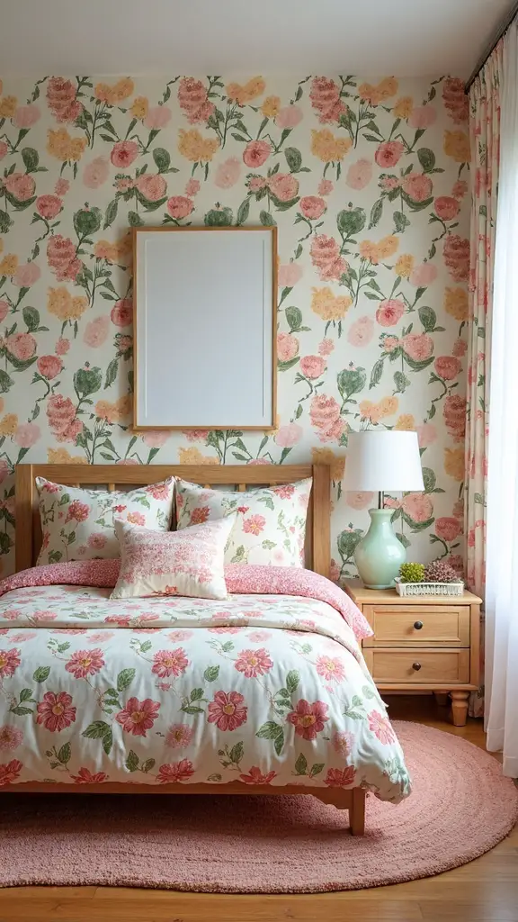 vibrant botanical bedroom sanctuary