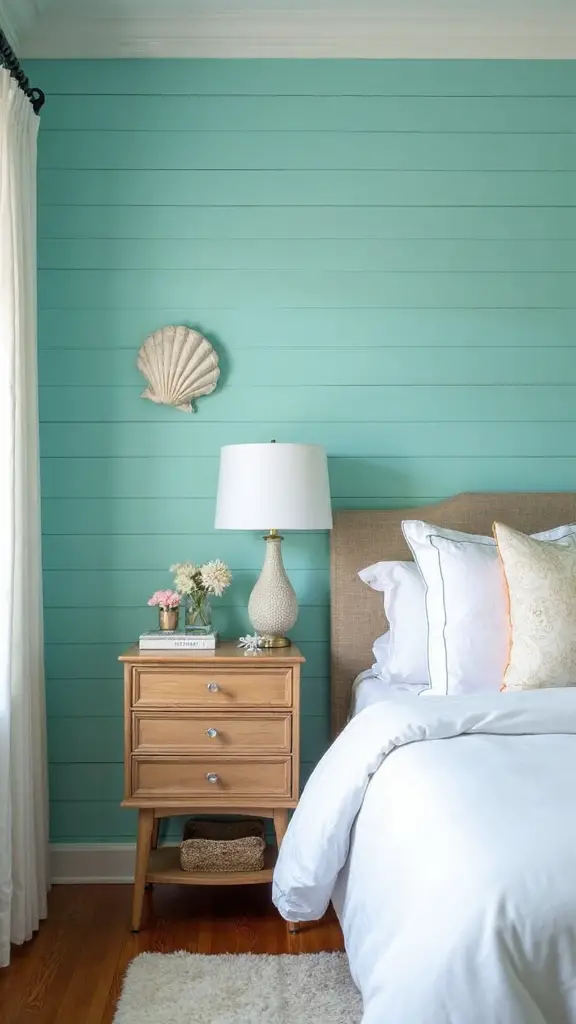 vibrant coastal shiplap sanctuary