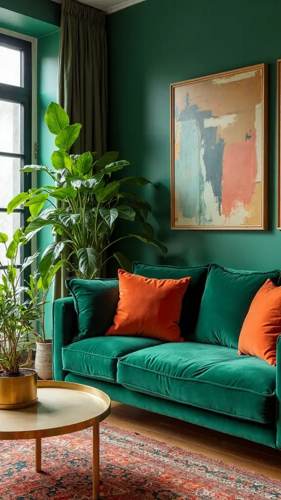 vibrant green color scheme combinations