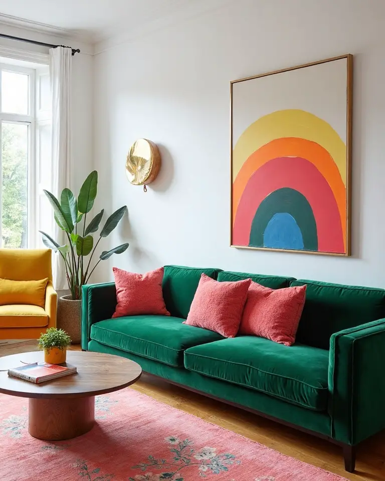 vibrant living room design inspiration