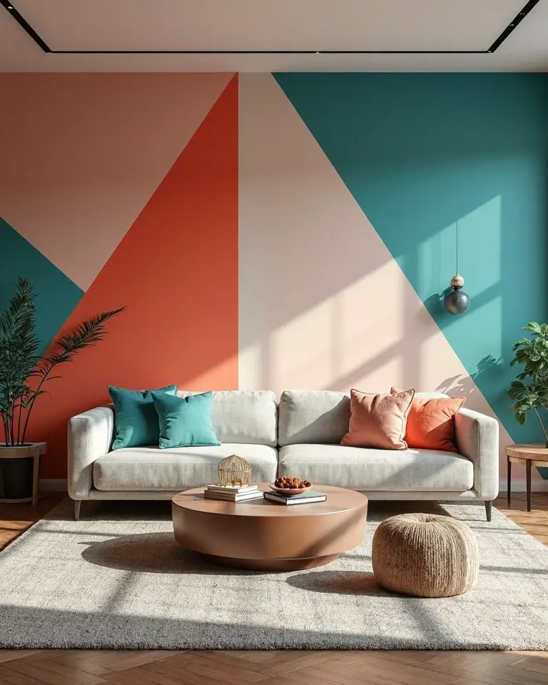 vibrant living room painting ideas