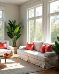 Image showcasing 19 Colorful Minimalist Living Room Ideas That Brighten Up Any Space ...