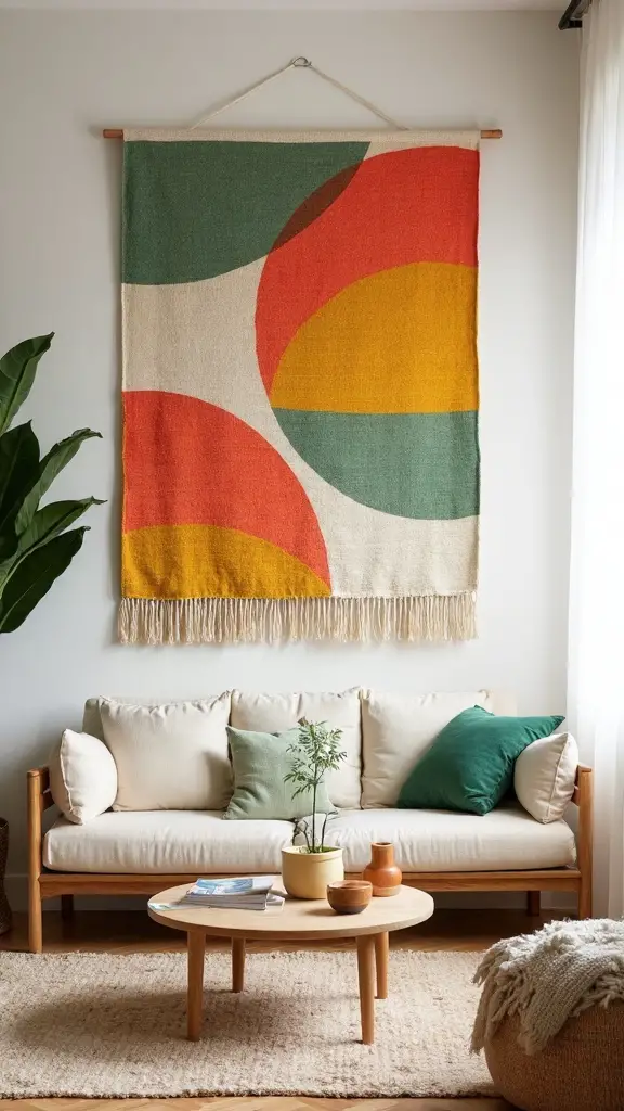 vibrant textural artisanal japandi inspired