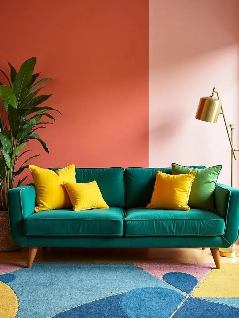 vibrant zonal contrasting cohesive