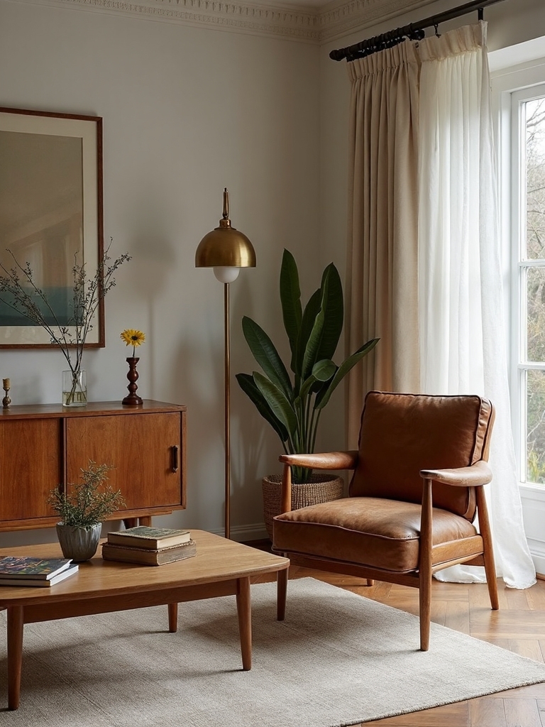 vintage charm through secondhand furniture