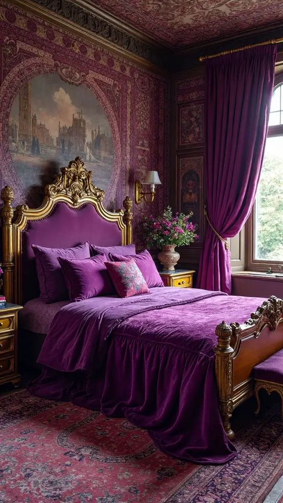 vintage purple charm antique furniture