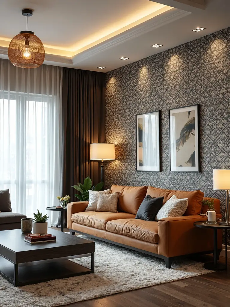 wallpaper as artistic statement decor