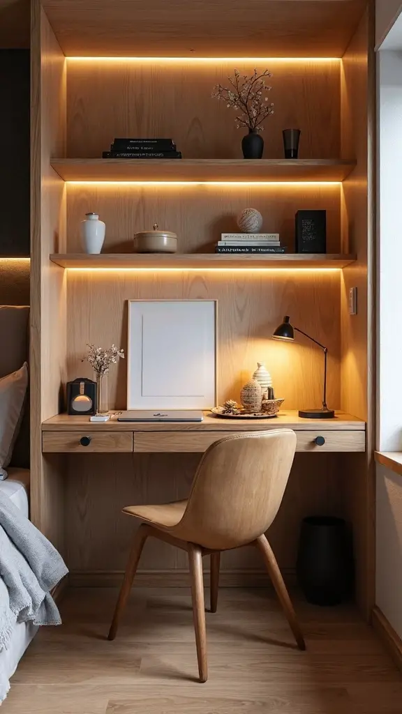 warm cozy productive workspace design