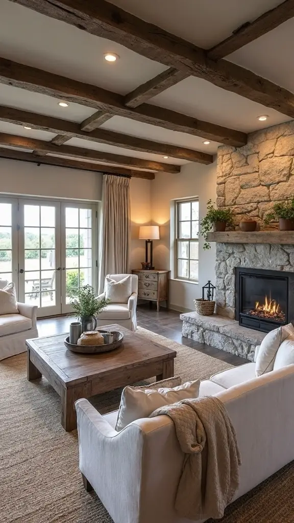 warm inviting rustic refined