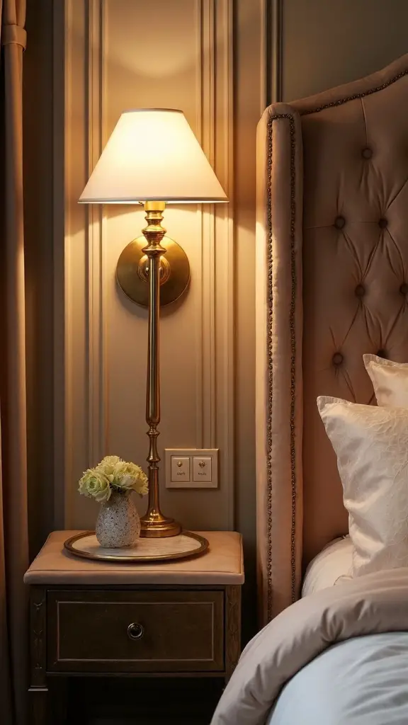 warm luxurious versatile bedroom lighting