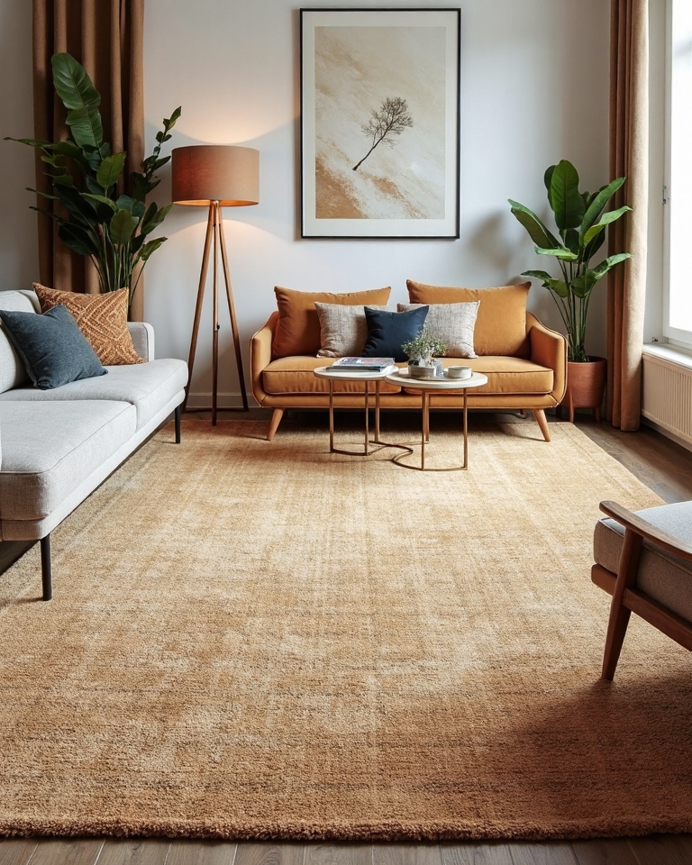 19 Living Room Carpet Ideas That Add Warmth and Modern Texture