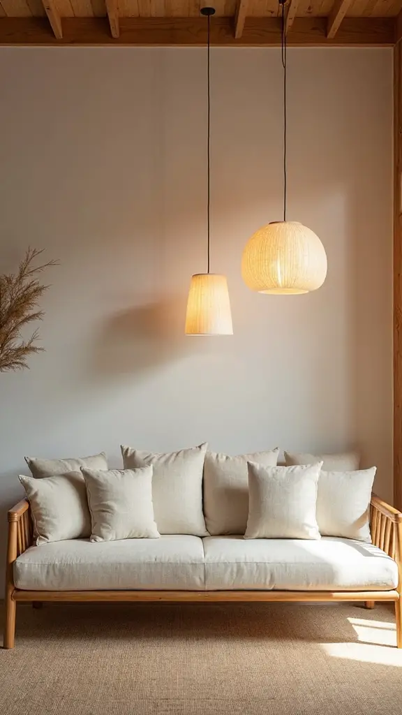 warm natural serene layered