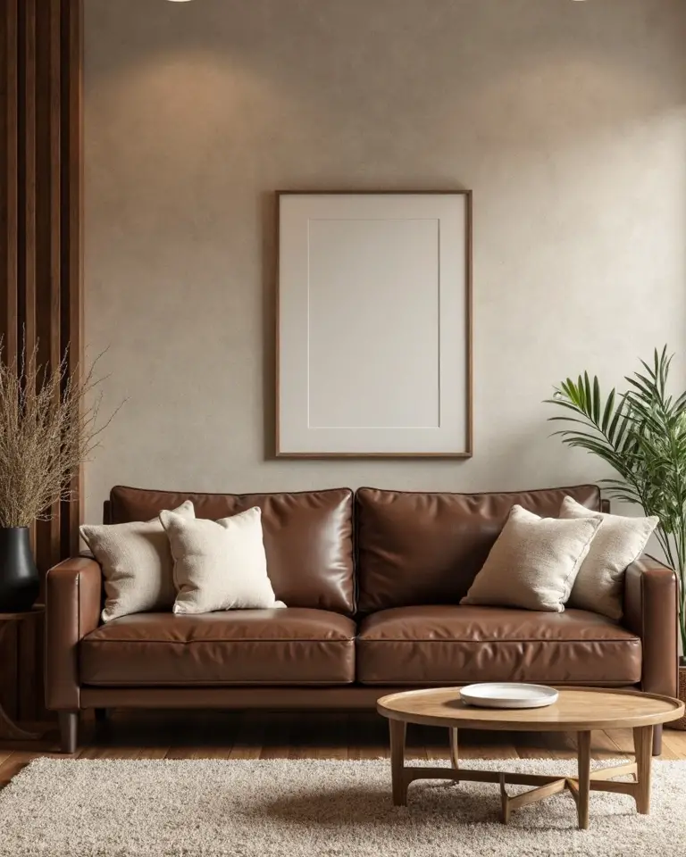 warm neutral living room ideas