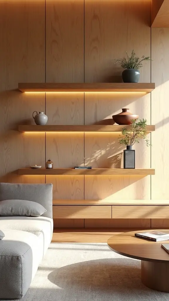 warm organic natural wood elements