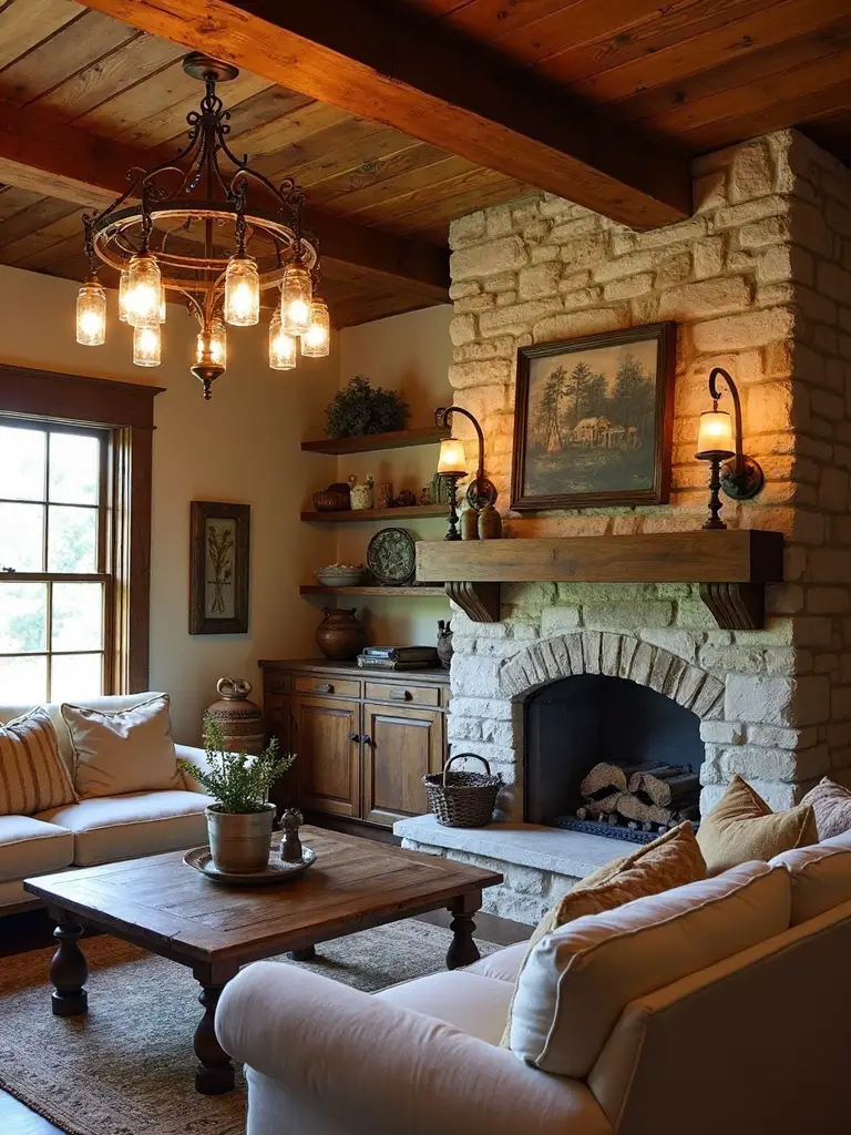 warm rustic atmospheric charming lighting
