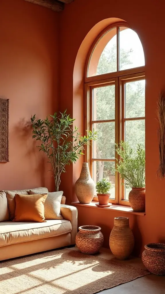 warm rustic earthy mediterranean