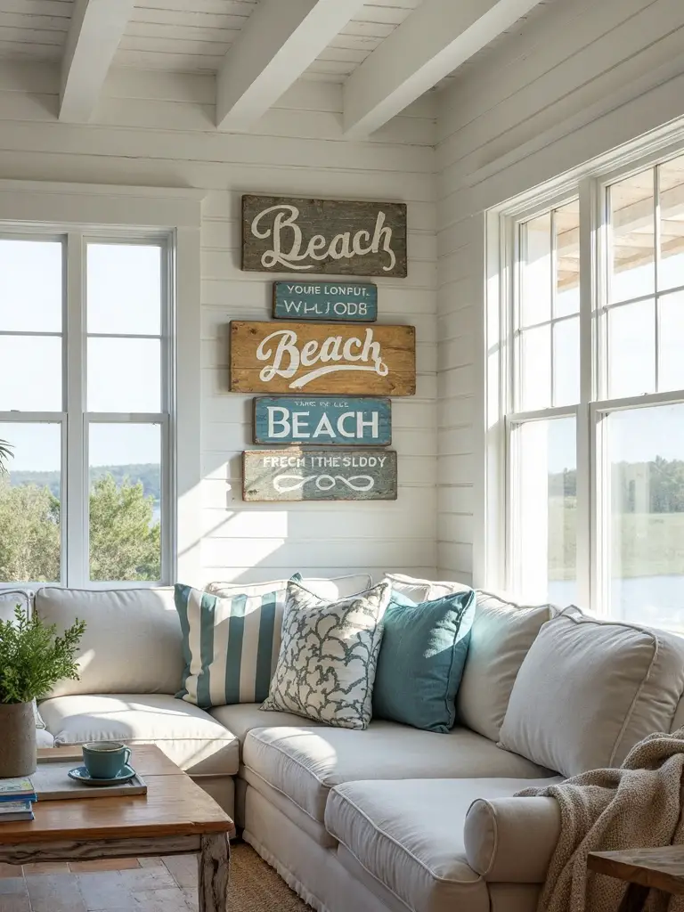 weathered nostalgic coastal cottage character