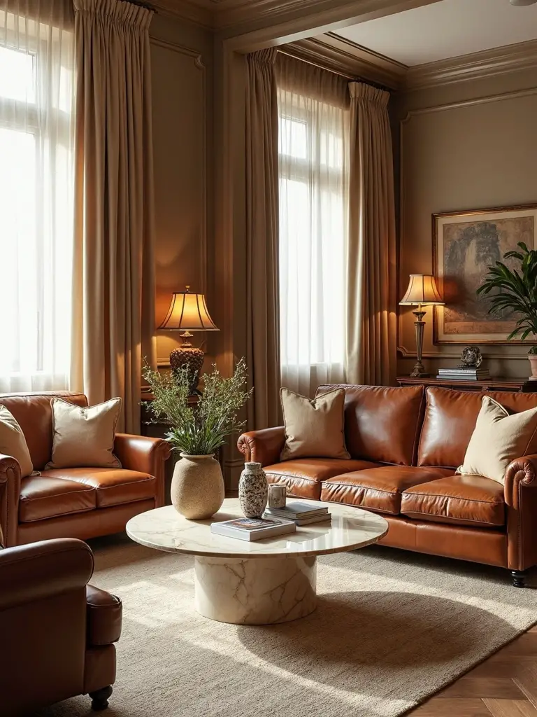 welcoming formal space with neutral accents