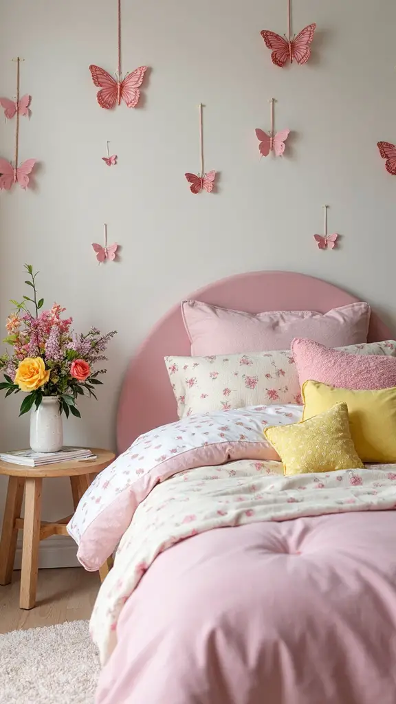 whimsical floral garden bedroom sanctuary