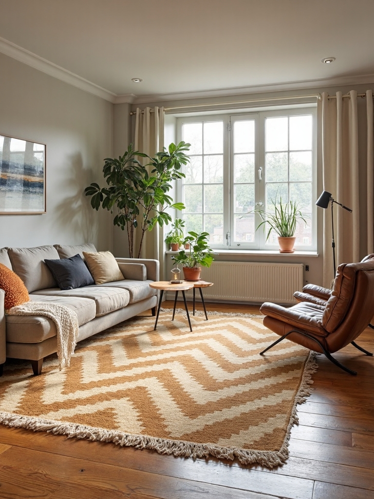 woven geometric natural fiber rugs