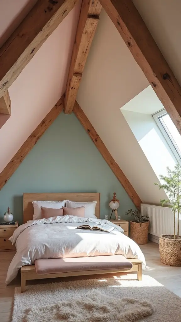 zoned spaces through painted ceilings