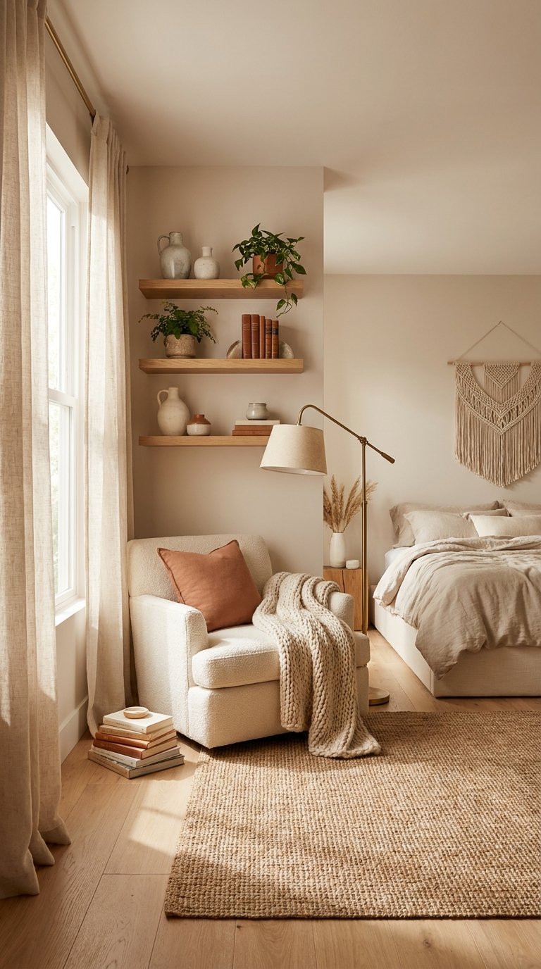13 Boho Minimalist Bedroom Ideas for a Calm Retreat