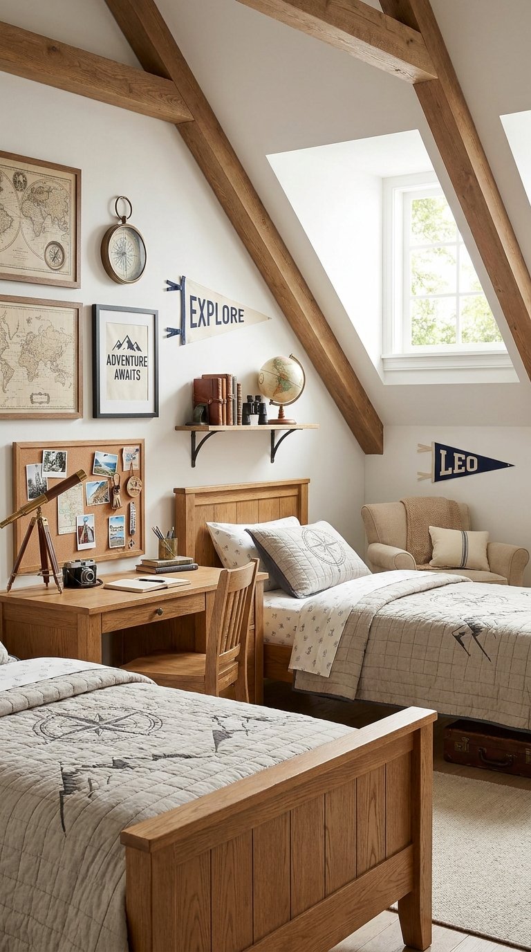 12 Boys Attic Bedroom Ideas for Cool and Functional Spaces
