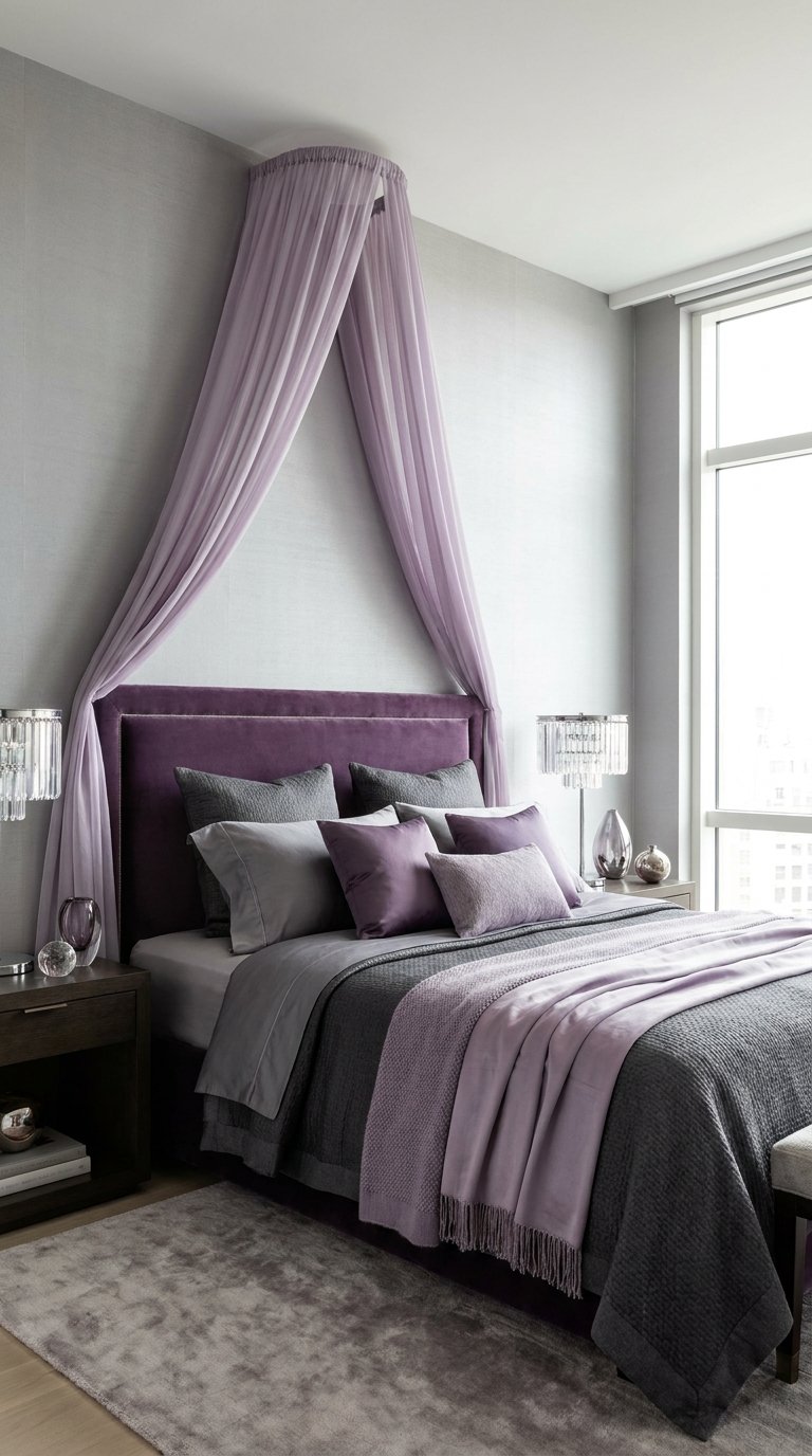 15 Dreamy Purple Bedroom Ideas for Luxurious Nights