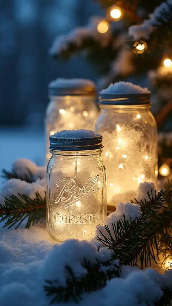 affordable charming customizable mason jar luminaries