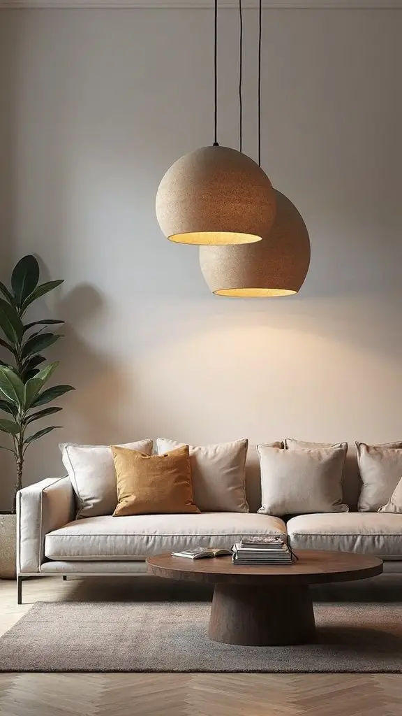 ambient lighting through pendant grouping