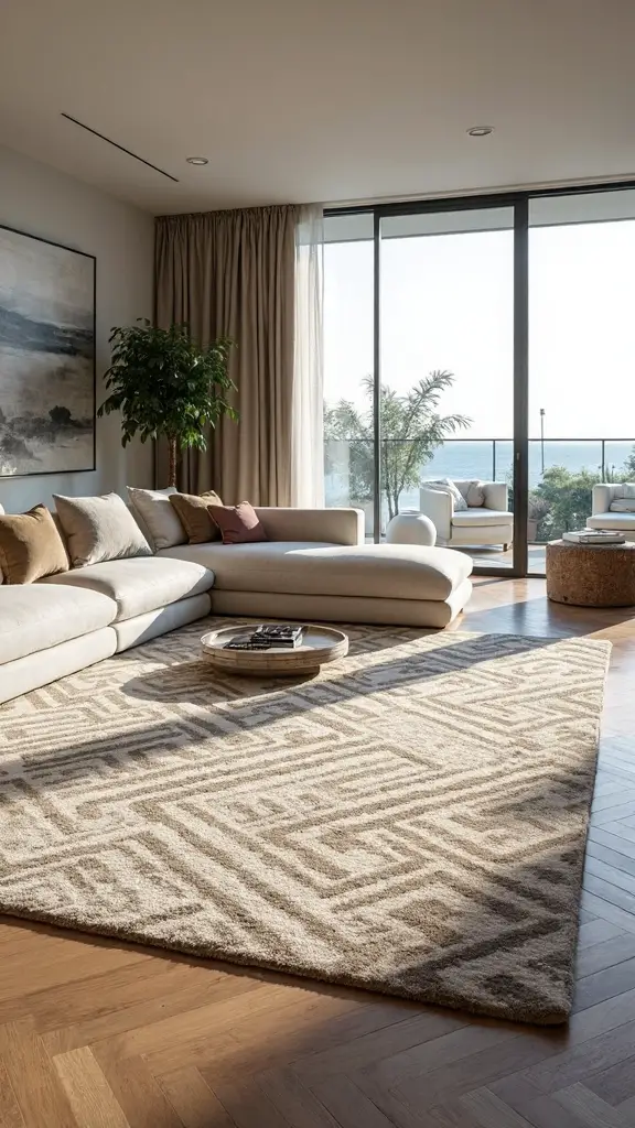 anchor large living room cohesively