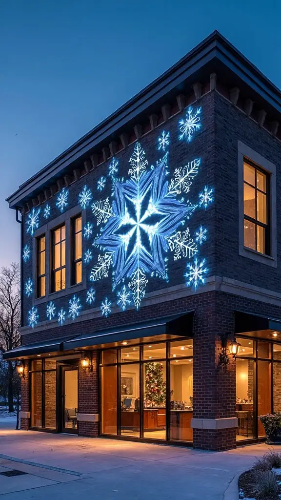 animated light projectors create dynamic displays