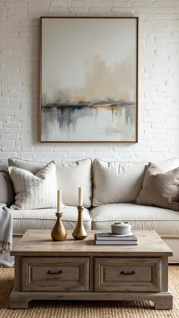 antique contemporary synthesis defines minimalist farmhouse