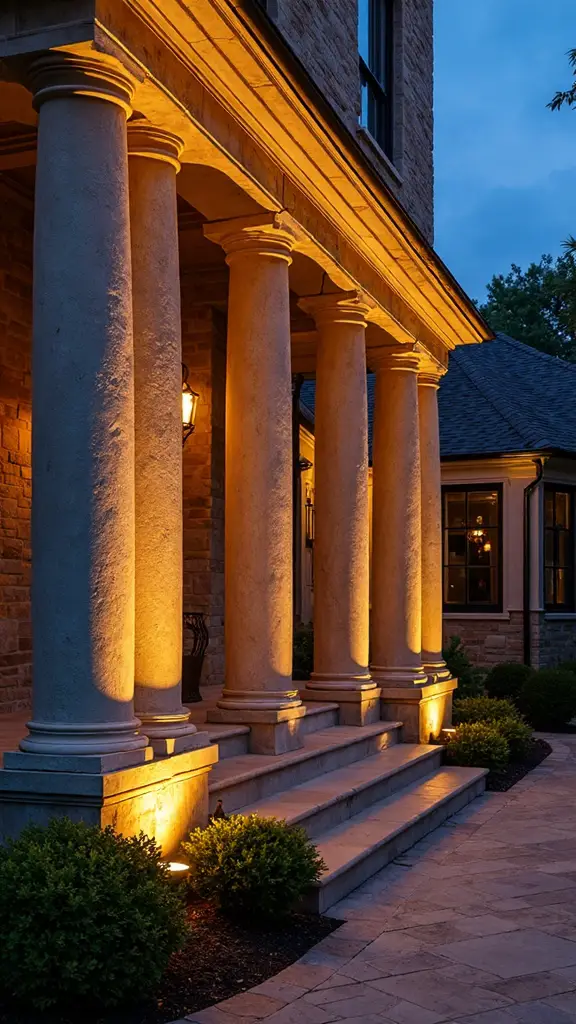 architectural lighting highlights home s unique features