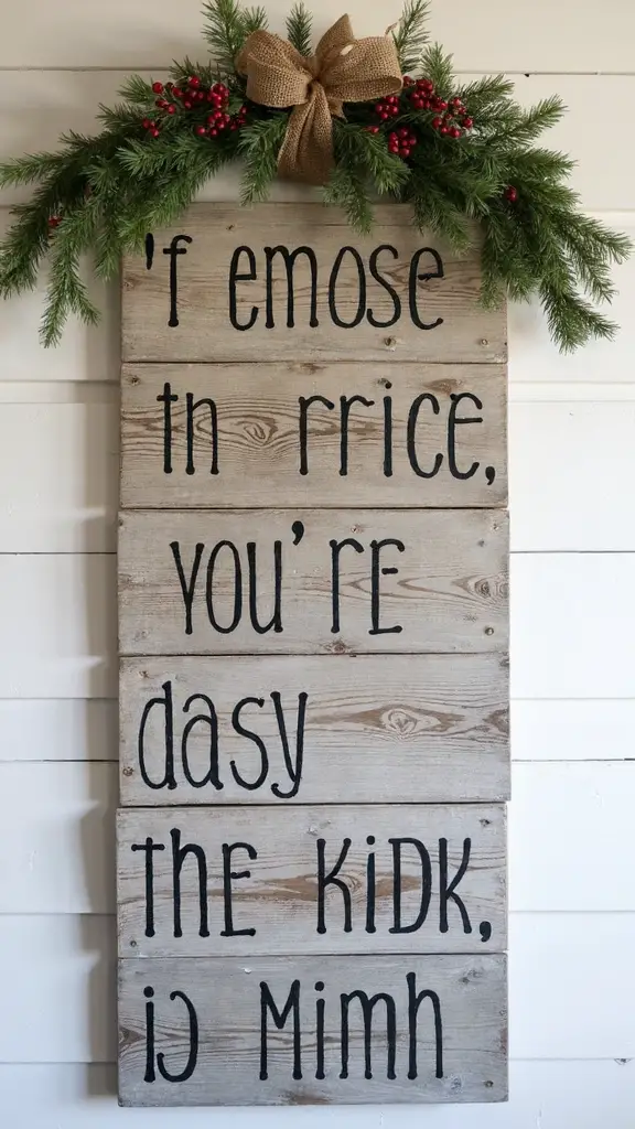 authentic rustic farmhouse holiday decor