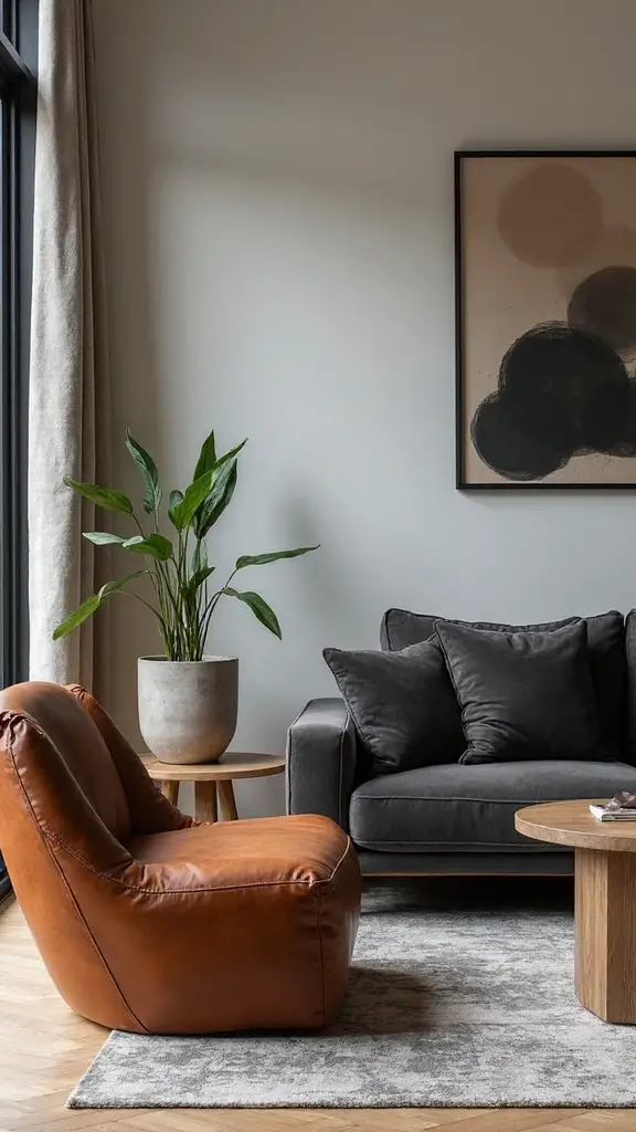 balanced warm stylish living room ideas