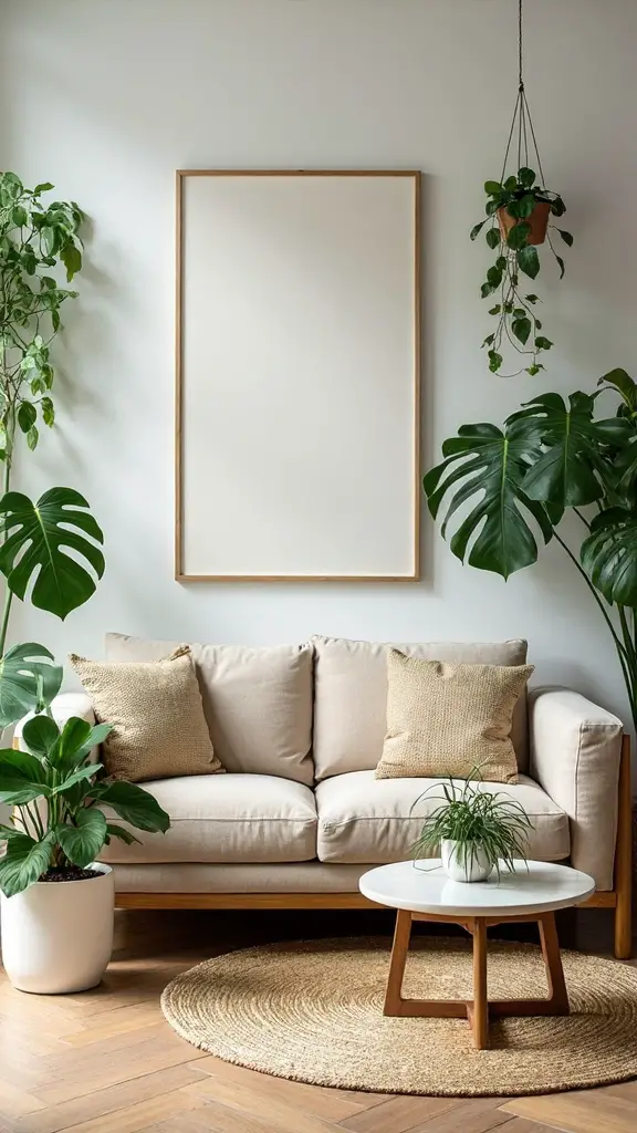 biophilic design with living plants