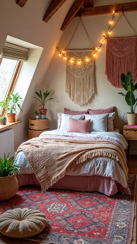 bohemian textured natural eclectic sanctuary